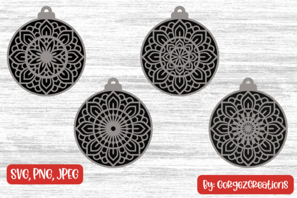 Download Layered Christmas Baubles SVG Cut Files - Layered christmas baubles Collection