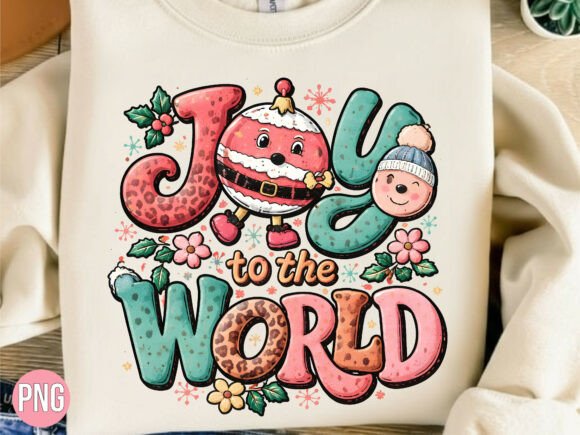 Download Joy to the World Christmas PNG T-shirt - Joy Collection