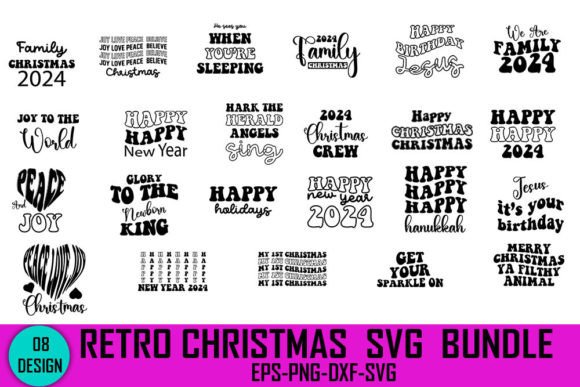 Download Retro Christmas Svg Bundle - Retro christmas svg bundle Collection
