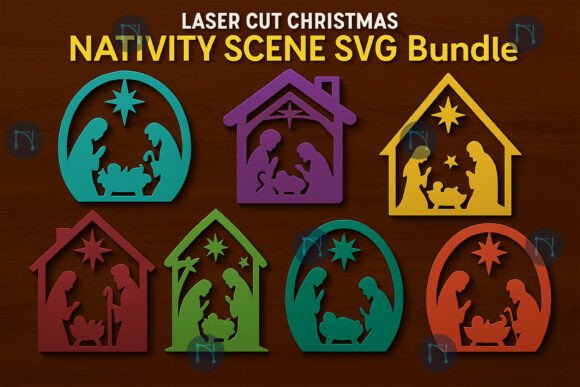 Download Christmas Nativity Scene SVG Bundle - Premium Bundle