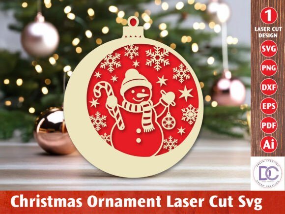 Download Christmas Ornament Laser Cut File - Christmas ornament laser cut file Collection