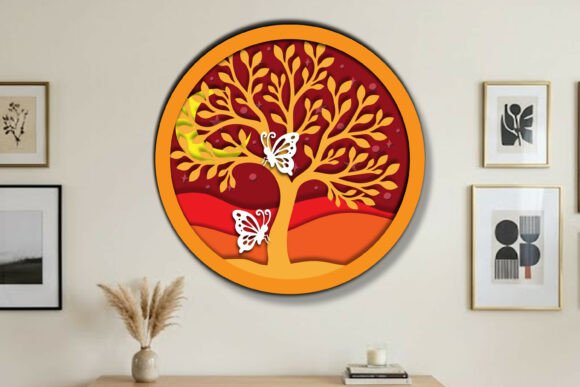 Download Layered Laser Cut 3D Wall Decor SVG - 3d wall decor Collection