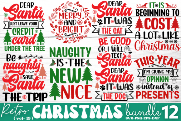 Download Retro Christmas SVG Bundle - Retro christmas svg bundle Collection