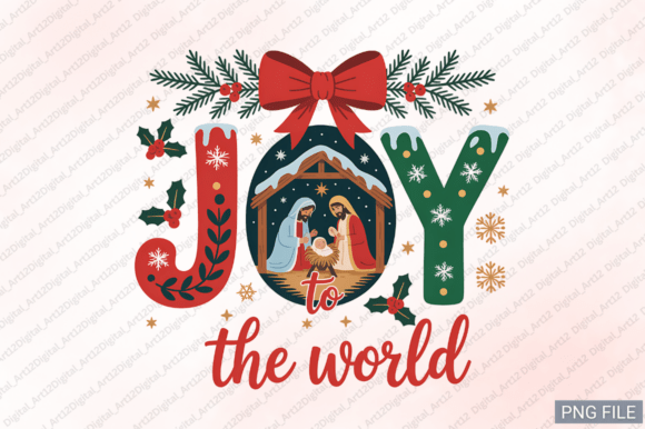 Download Joy to the World Sublimation Design - Joy Collection