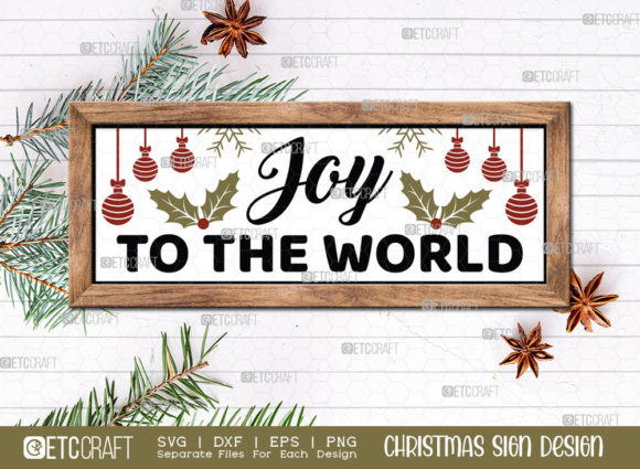 Download Joy to the World Sign SVG Cut File - Joy Collection