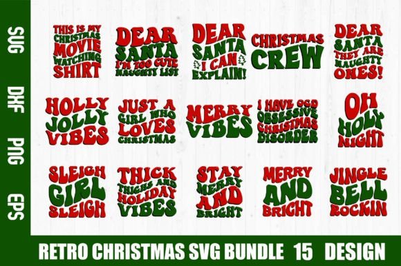 Download Retro Christmas SVG Bundle - Retro christmas svg bundle Collection