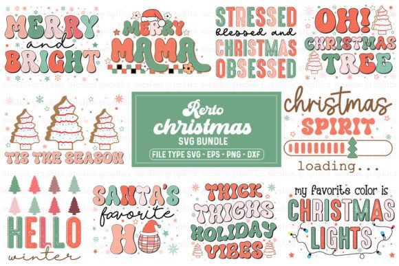 Download Retro Christmas SVG Bundle - Retro christmas svg bundle Collection
