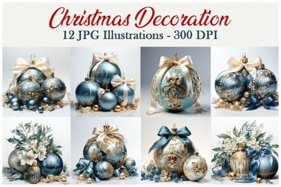 Download 12 Christmas Decoration - JPG - Christmas decoration Collection