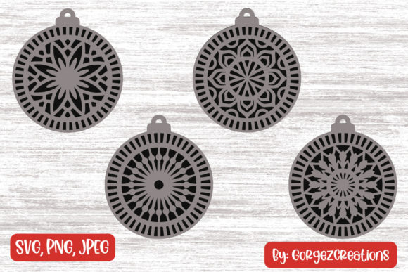 Download Layered Christmas Baubles SVG Cut Files - Layered christmas baubles Collection