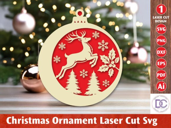 Download Christmas Ornament Laser Cut File - Christmas ornament laser cut file Collection