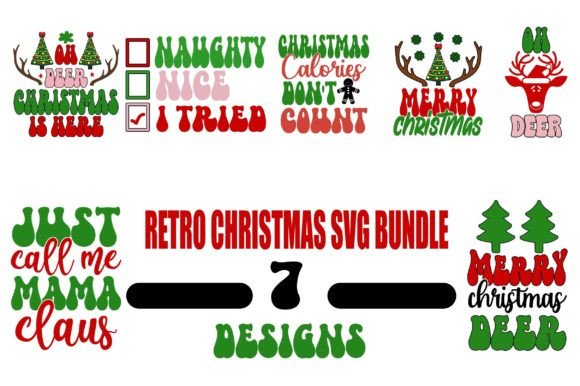Download Retro Christmas SVG Bundle - Retro christmas svg bundle Collection