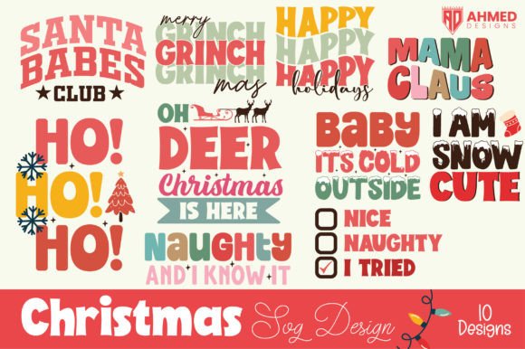 Download Retro Christmas SVG Bundle - Retro christmas svg bundle Collection